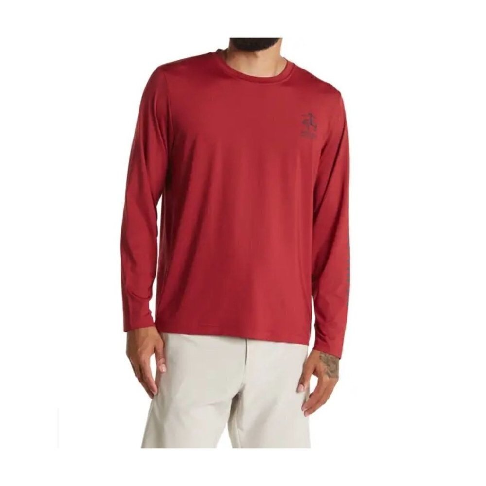 Brooks Brothers Sz Xl Perfect Long Sleeve T-Shirt Athletic Open Red